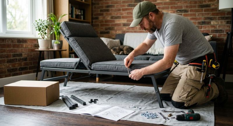 Couch Assembly in Denver, CO