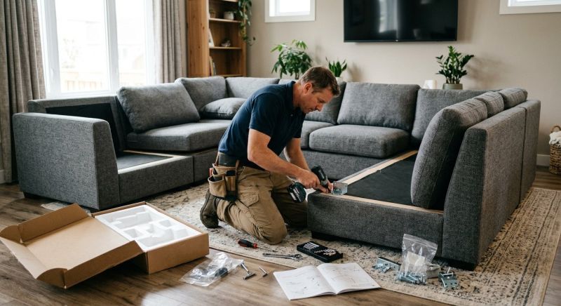 Couch Assembly in Olathe, KS