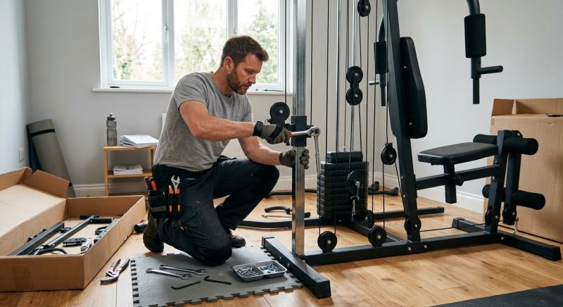 Fitness Machine Assembly